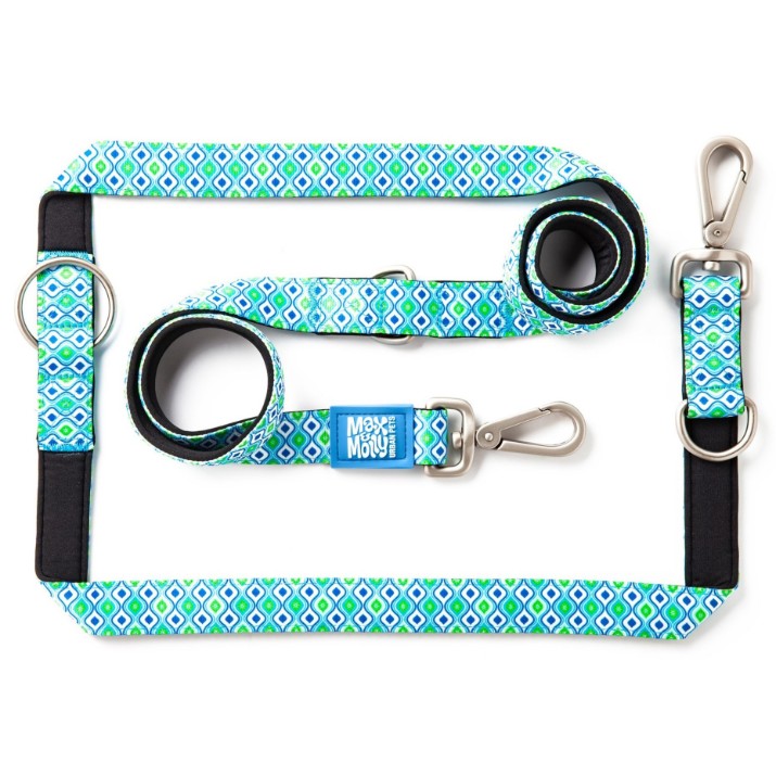 Lesă Max & Molly Multi-Functional Retro Blue 194012 L