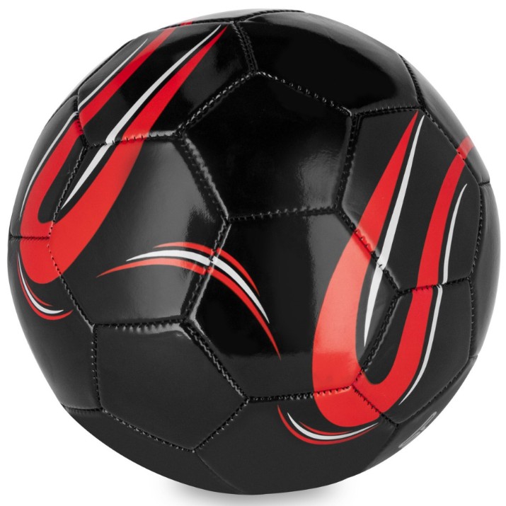Мяч футбольный Spokey Mercury Black Red (942600)