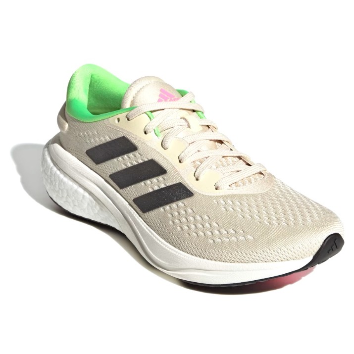 Adidași pentru dame Adidas Supernova 2.0 Ecru Tint/Night Metallic/Solar Green, s.42