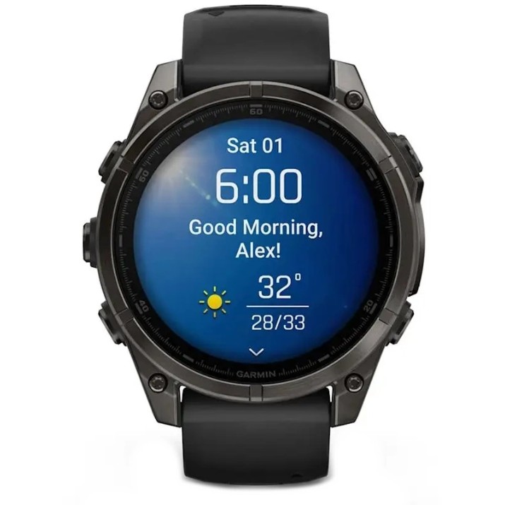 Smartwatch Garmin fēnix 8 AMOLED Sapphire Carbon Gray (010-02904-21)