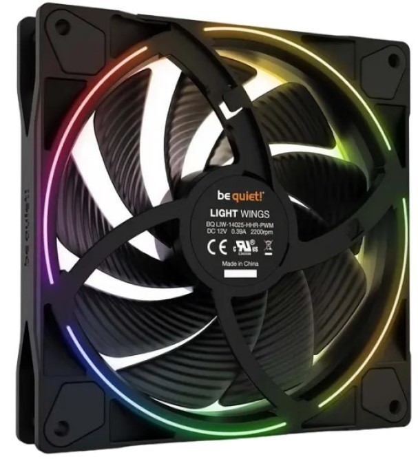 Вентилятор для корпуса Be quiet! Light Wings 140x140x25mm 2200rpm