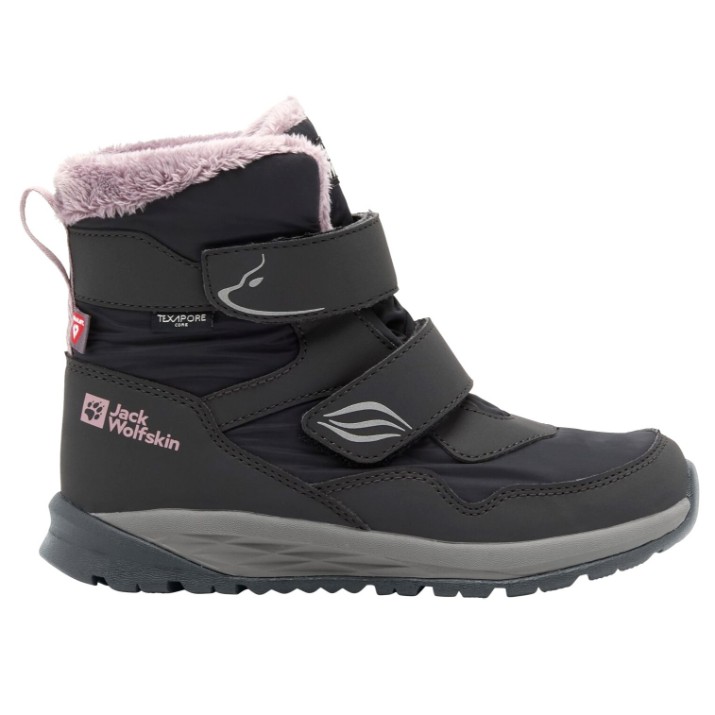 Bocanci pentru copii Jack Wolfskin Polar Bear-G Texapore Mid Vc K Phantom, s.30