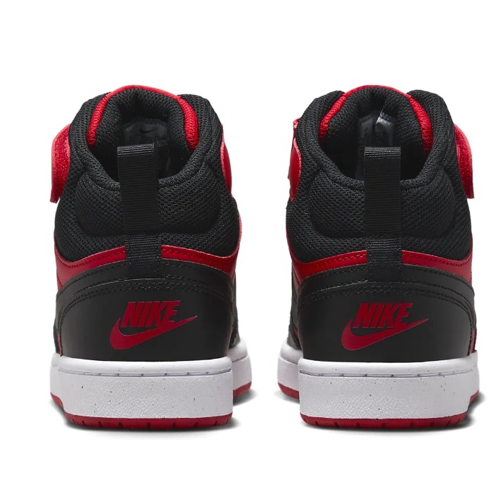Bocanci pentru copii Nike Court Borough Mid 2 Ps University Red/White/Black, s.28