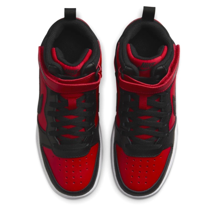 Ботинки детские Nike Court Borough Mid 2 Ps University Red/White/Black, s.28.5