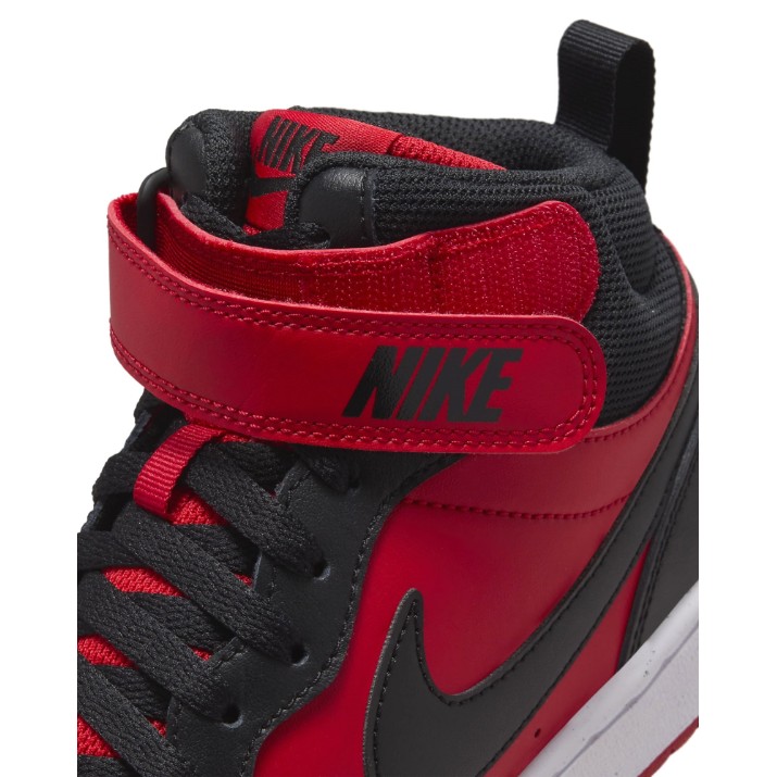 Ботинки детские Nike Court Borough Mid 2 Ps University Red/White/Black, s.30