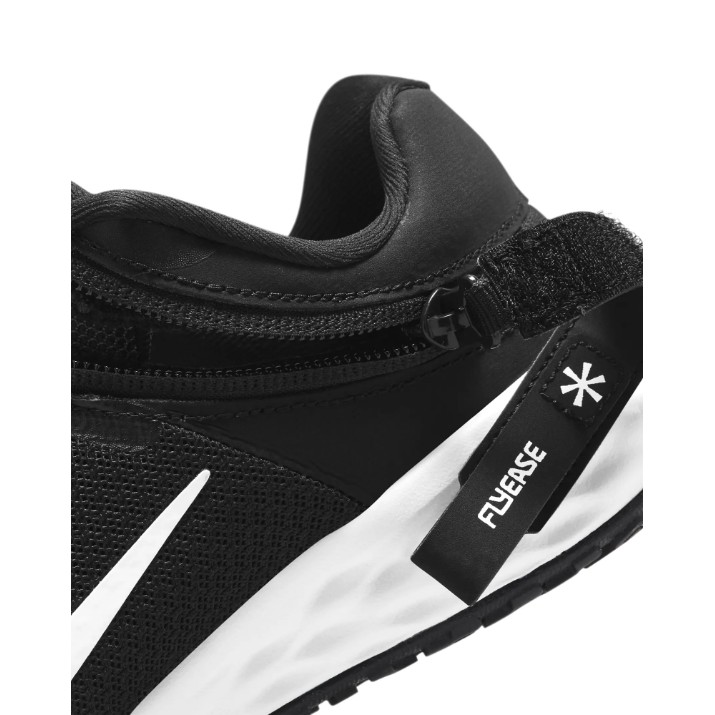 Кроссовки детские Nike Revolution 6 Flyease Nn (Ps) Black/Dark Smoke Grey/White, s.31.5