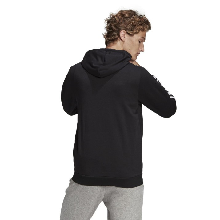 Hanorac pentru bărbați Adidas Essentials French Terry Black/White, s.S