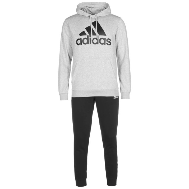 Costum sportiv pentru bărbați Adidas Ts Sport Essentials Grey Heather/Black, s.174