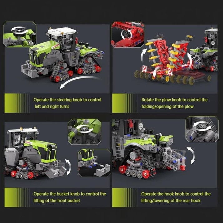 Конструктор CaDa Claas Xerion 5000 Trac TS 1336pcs (C65012W)