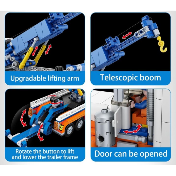Set de construcție Forange Truck 781pcs (FC1618)