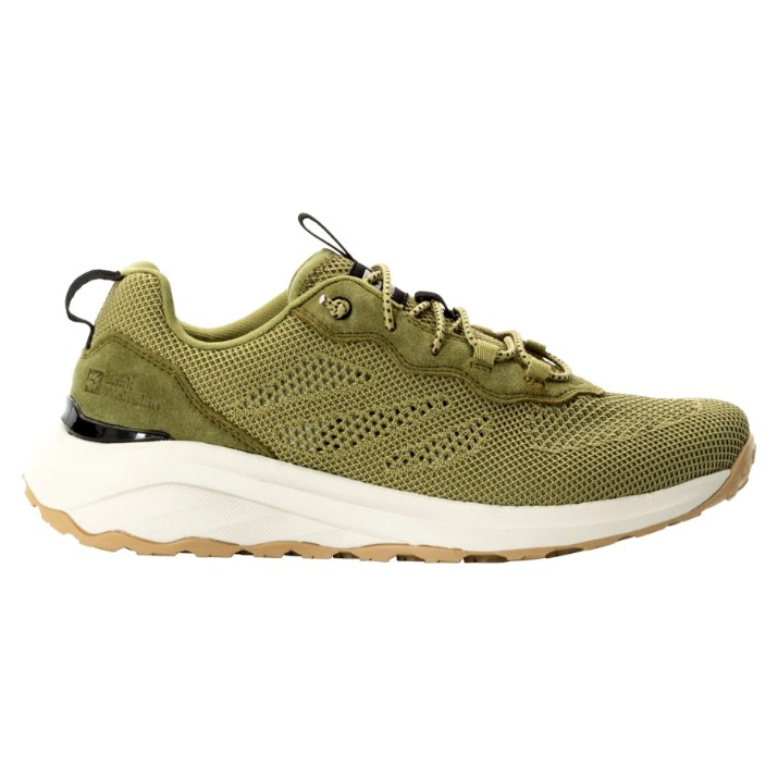 Кроссовки женские Jack Wolfskin Dromoventure Knit Low W Darkolivegreen, s.40.5