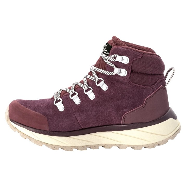 Bocanci pentru dame Jack Wolfskin Terraventure Urban Mid W Burgundy/Beige, s.37.5