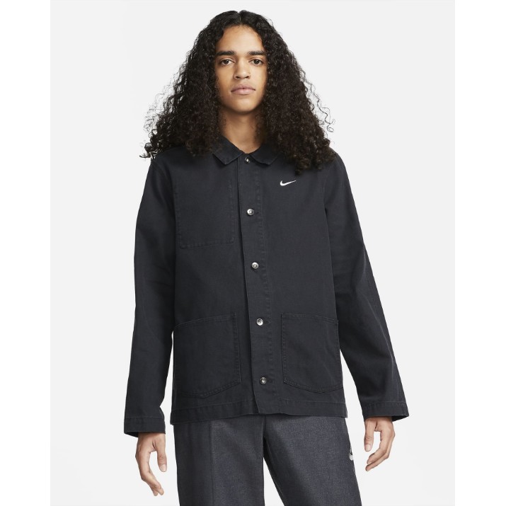 Geacă pentru bărbați Nike M Nl Chore Coat Jkt Ul Black/White, s.M