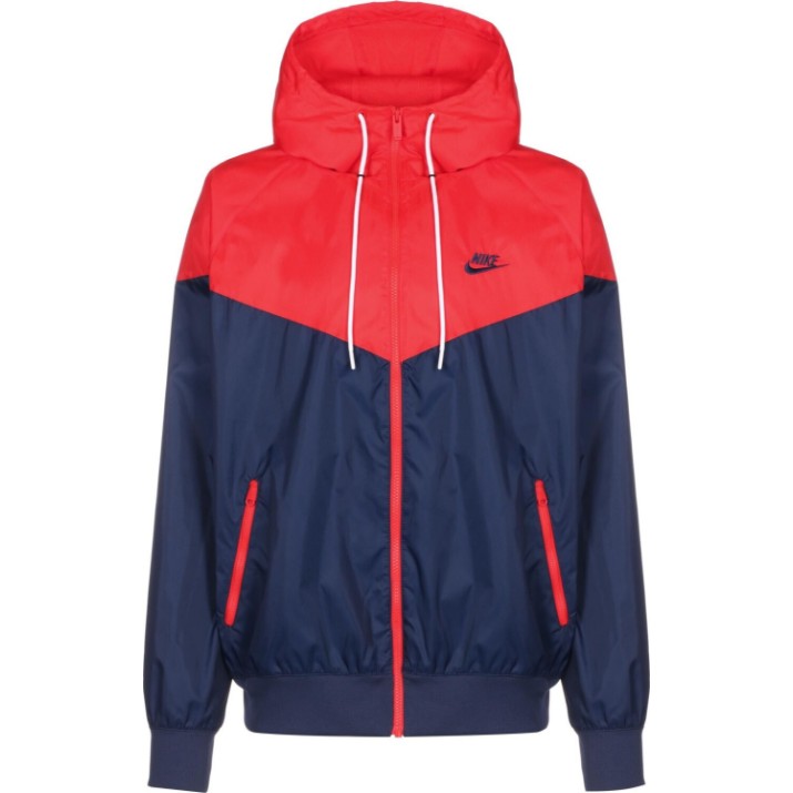 Мужская ветровка Nike Sportswear Heritage Essentials Windrunner Midnight Navy/Light Crimson, s.XXL