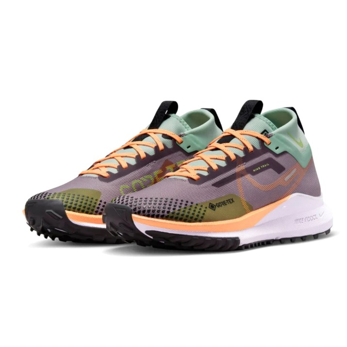 Adidași pentru dame Nike W React Pegasus Trail 4 Gtx Purple Smoke/Enamel Green/Ghost Green/Peach Cream, s.37.5