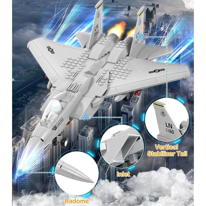 Конструктор Wange F-15 Eagle Fighter 223pcs (4004)