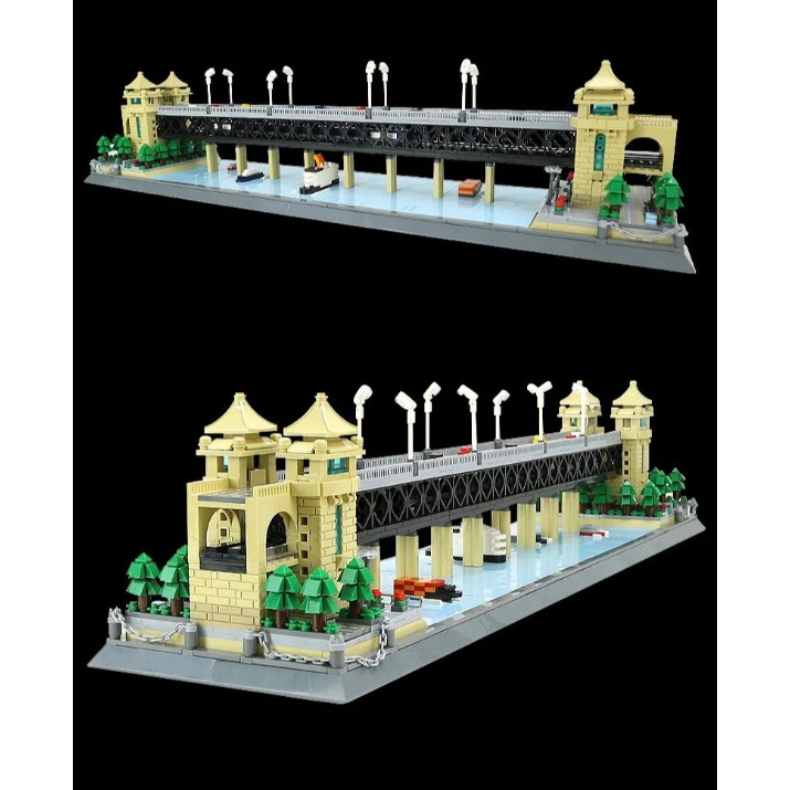 Set de construcție Wange Yangtze River Bridge-Wuhan 1454pcs (6223)