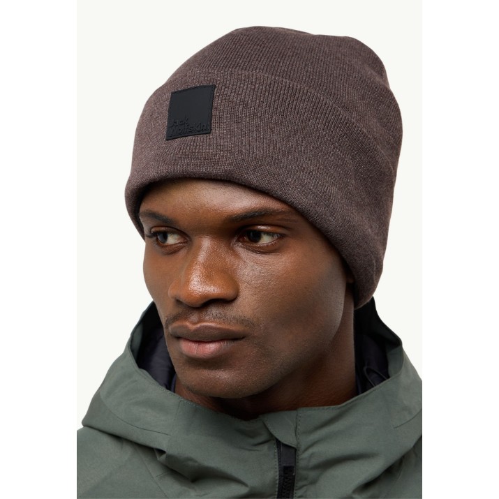Шапка Jack Wolfskin Arcaden Beanie Cold Coffee, s.M