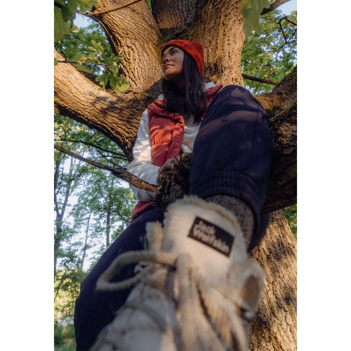 Căciulă Jack Wolfskin Badge Beanie Intense Rust