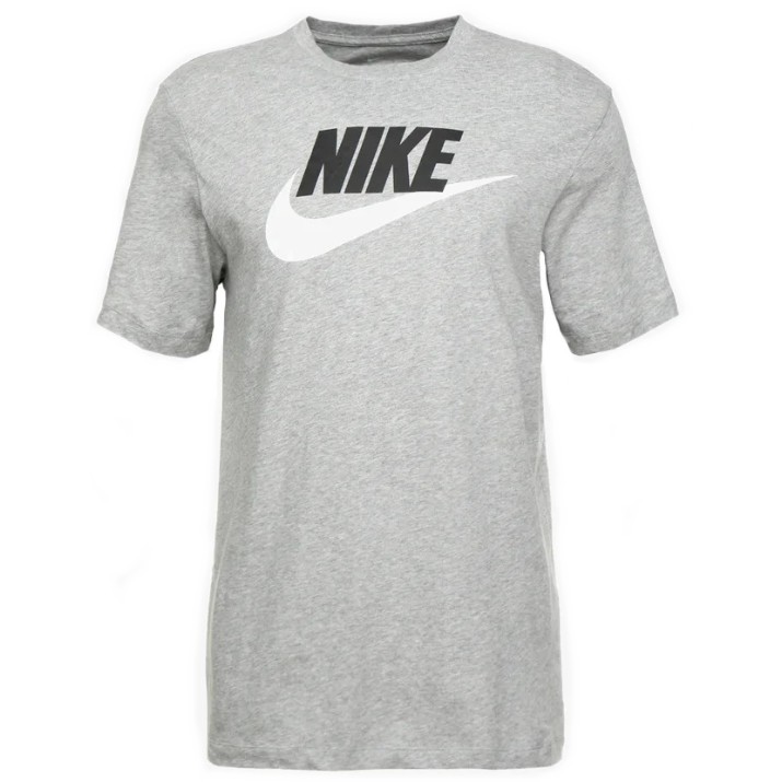 Мужская футболка Nike Shirt Sportswear Just Do It Tee Icon Futura Dark Grey Heather/Black, s.XXL