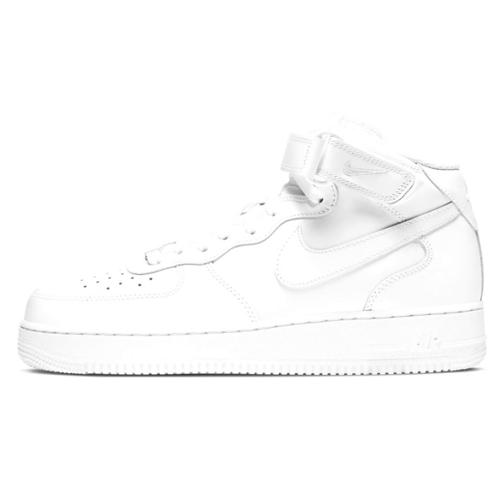 Bocanci pentru dame Nike Wmns Air Force 1 07 Mid Triple White, s.38.5