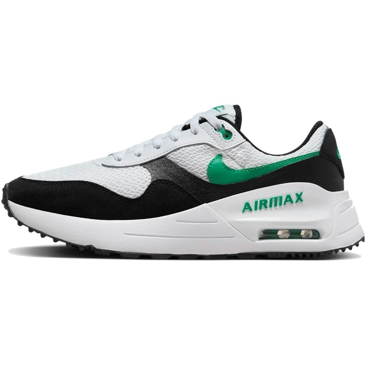 Adidași pentru bărbați Nike Air Max Systm White/Black/Stadium Green, s.40.5