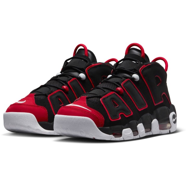 Кроссовки мужские Nike Air More Uptempo 96 Black/Red/White, s.47.5