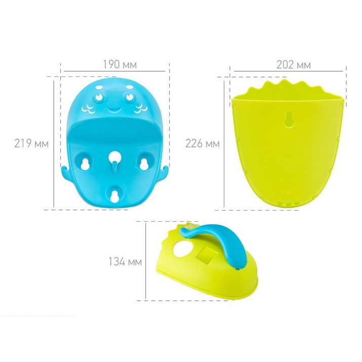 Organizator-sortator cu raft Roxy Kids Dino Green (RTH-001W)