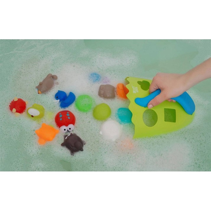 Organizator-sortator cu raft Roxy Kids Dino Green (RTH-001W)