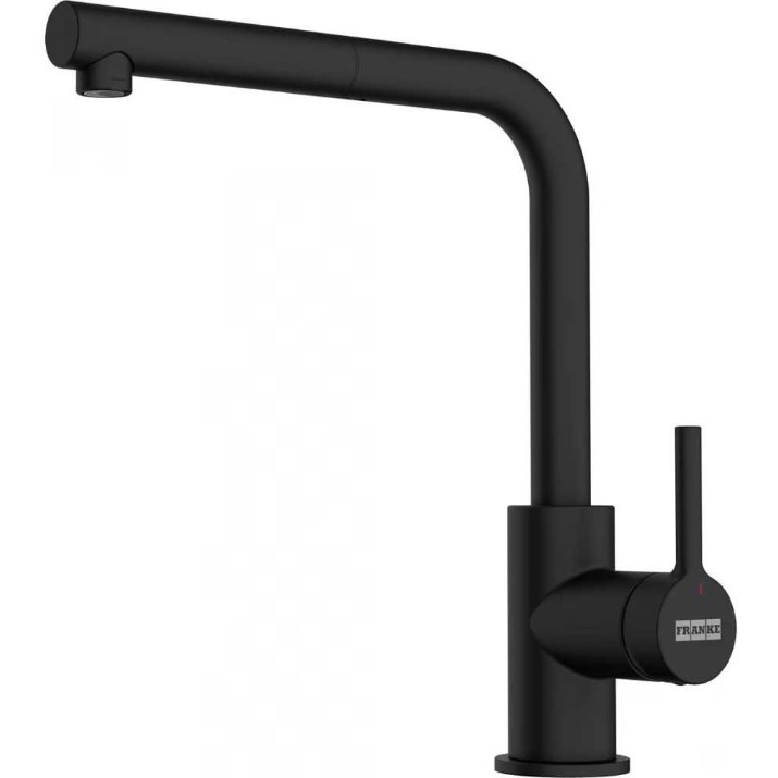 Baterie bucătărie Franke Lina L Extractor Matte Black (115.0712.435)