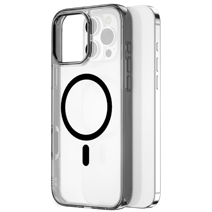 Husa de protecție WiWU iShield Pro for iPhone 16 Pro MCC-101 Transparent Black