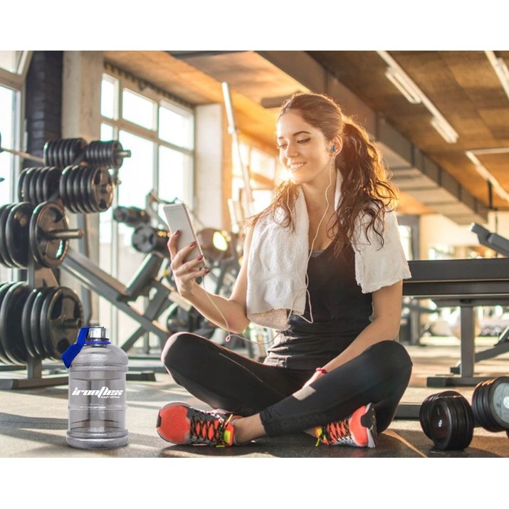 Бутылка для воды IronFlex Gallon Water Bottle Transparent 1L