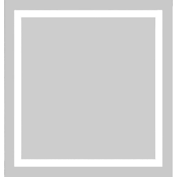 Oglindă baie Dubiel Vitrum Focus 80x80 Led (04982)