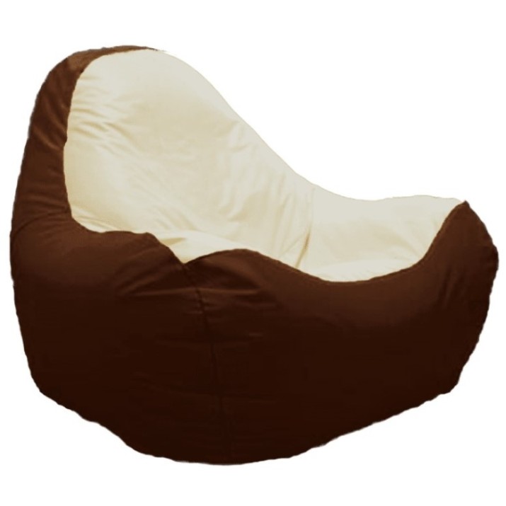 Кресло-мешок Relaxtime HiPoly Medium Brown&CoffeMilk