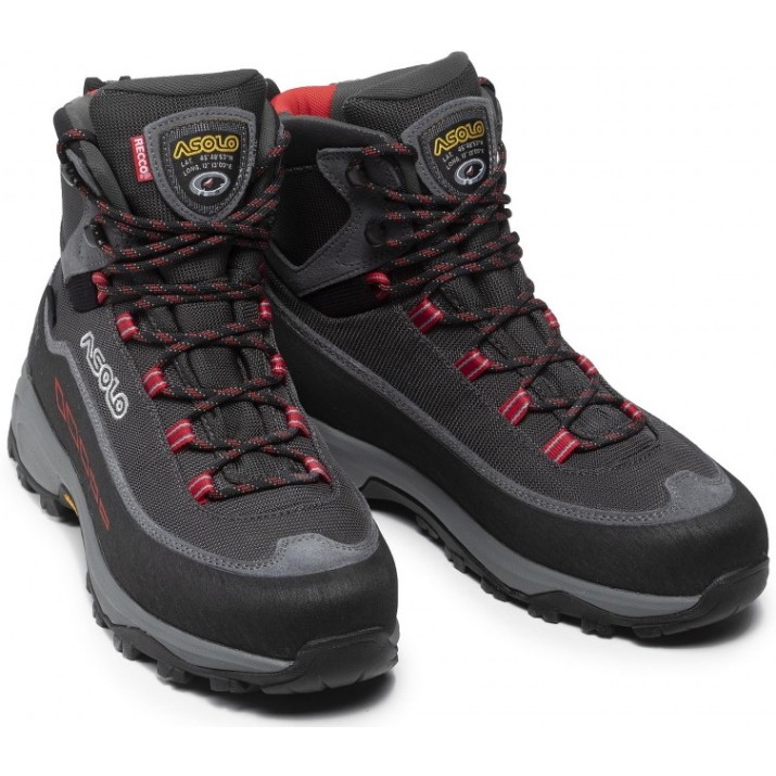 Ботинки мужские Asolo Arctic GV Grey/Gunmetal/Red (A1253600.A176), s.46