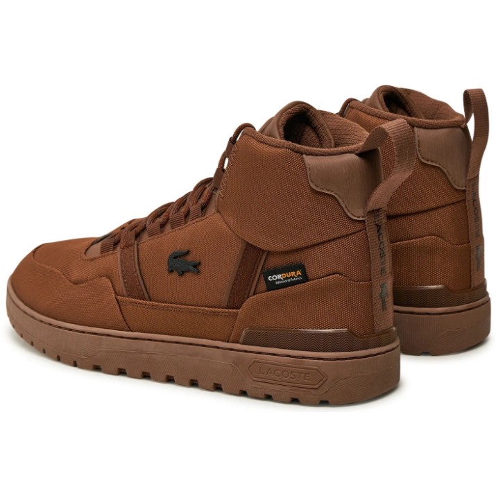 Bocanci pentru bărbați Lacoste T-Clip Wntr Mid 224 1 Sma Brown, s.41