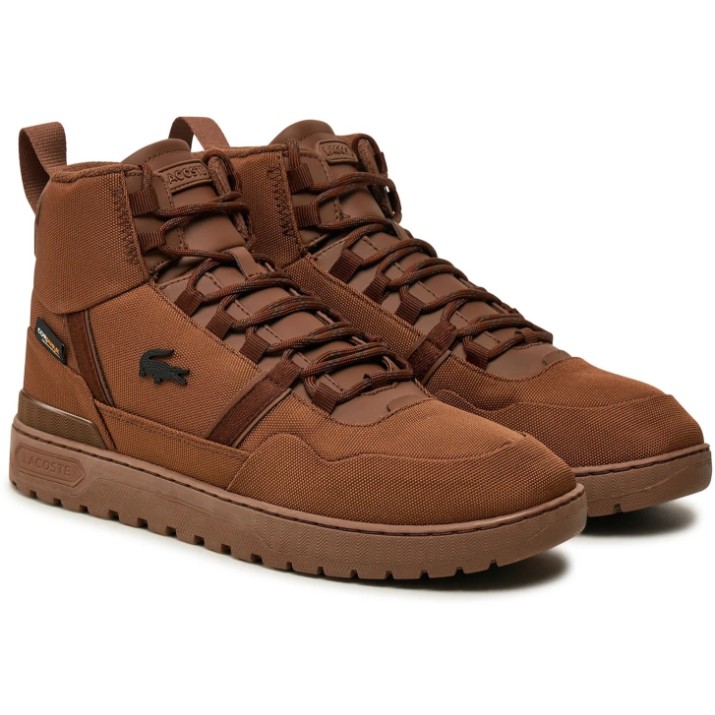 Ботинки мужские Lacoste T-Clip Wntr Mid 224 1 Sma Brown, s.42