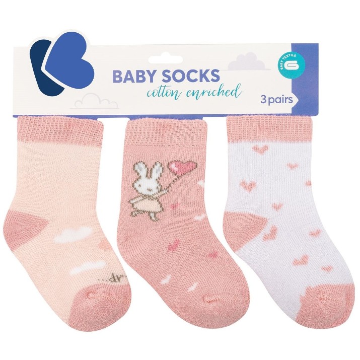 Детские носки Kikka Boo Rabbits in Love 2-3y 3pcs (31110020080)