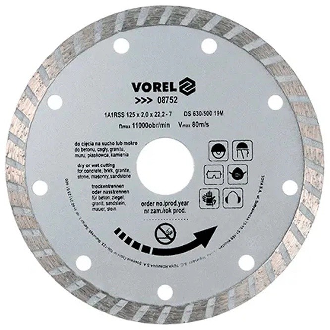 Disc de tăiere Vorel VOR08752