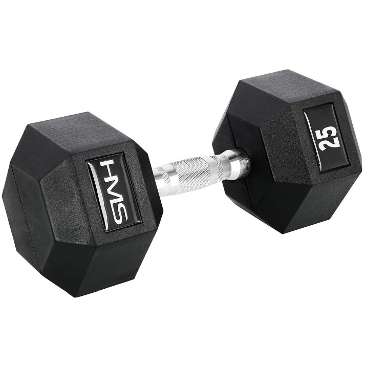 Гантель HMS 2x25kg Hex Pro
