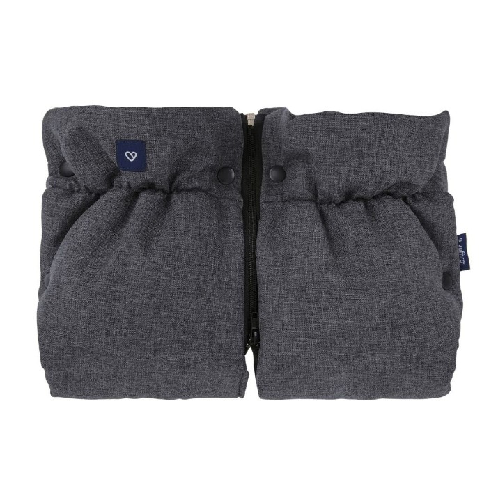 Mufă cărucior Womar Zaffiro Beige Wool Premium Melange Graphite