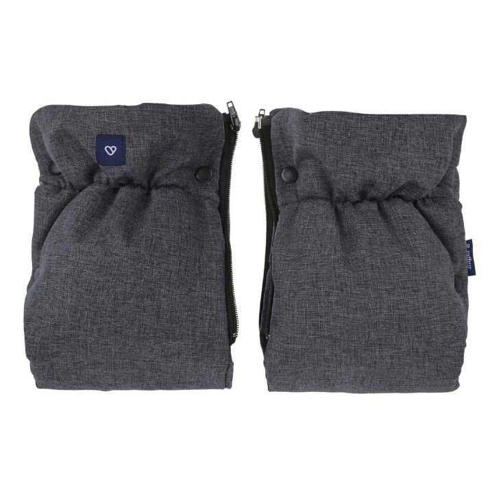 Mufă cărucior Womar Zaffiro Beige Wool Premium Melange Graphite