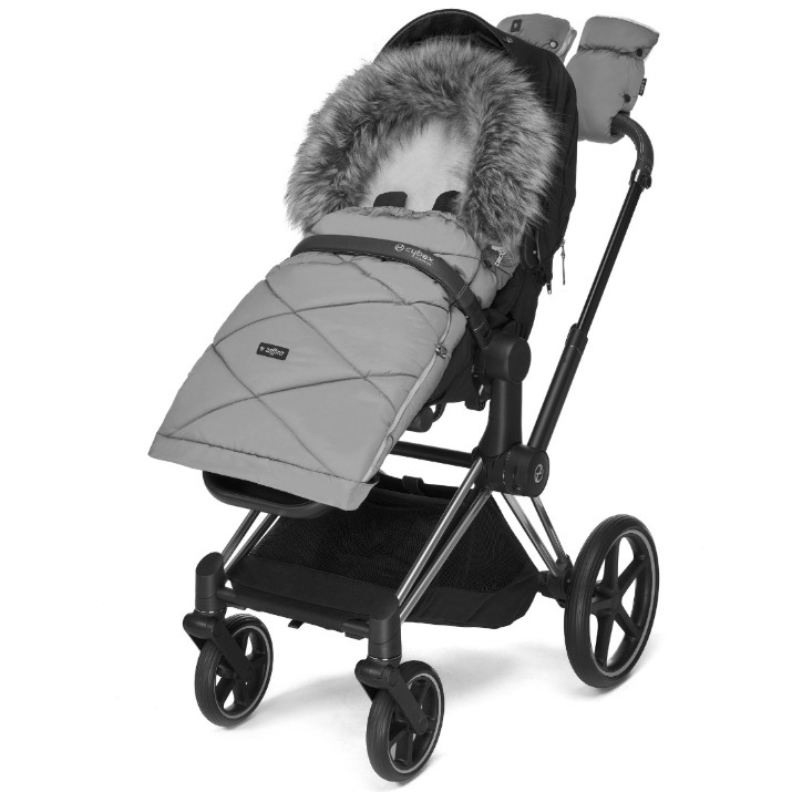Детский зимний чехол Womar Zaffiro GrowUP 4.0 Beige Wool Premium Stone