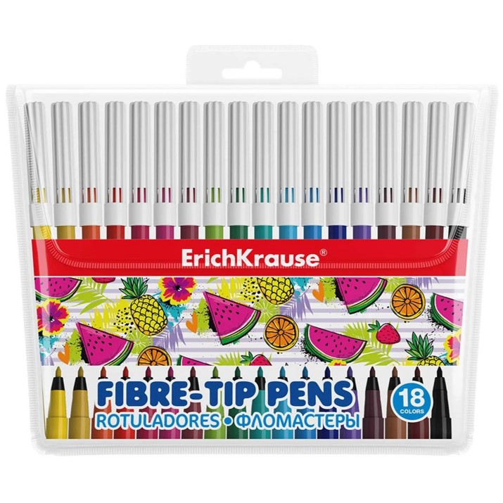 Set carioci Erich Krause Washable (53365) 18pcs
