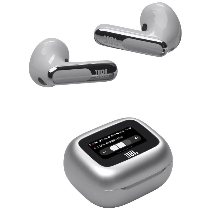 Наушники JBL Live Flex 3 Silver