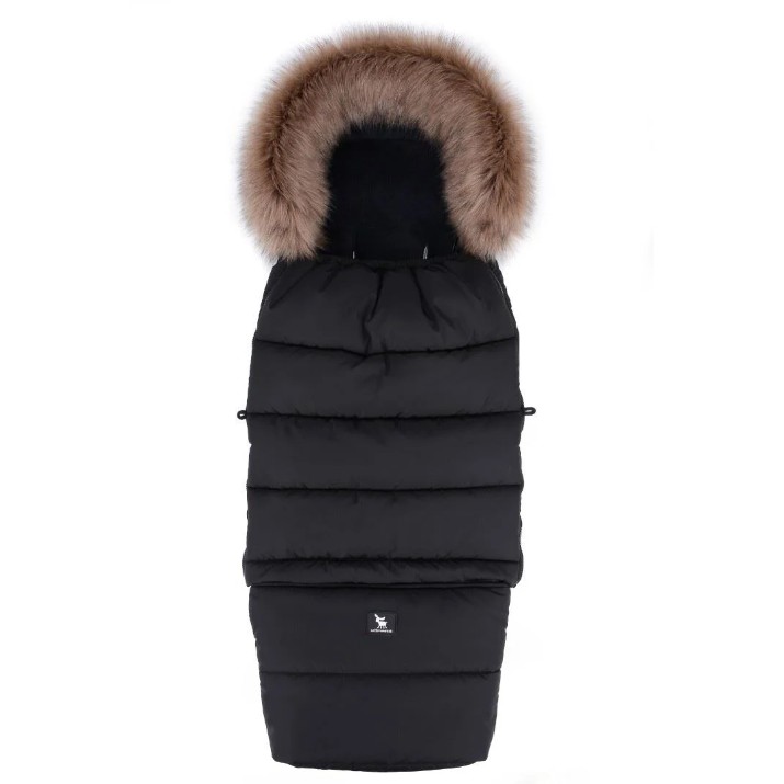 Детский зимний чехол Cottonmoose Combi Black 0-36mont