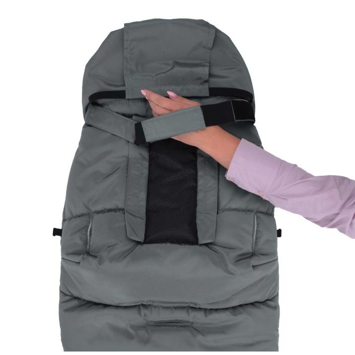 Husa de iarnă pentru copii Cottonmoose North Graphite 0-36month