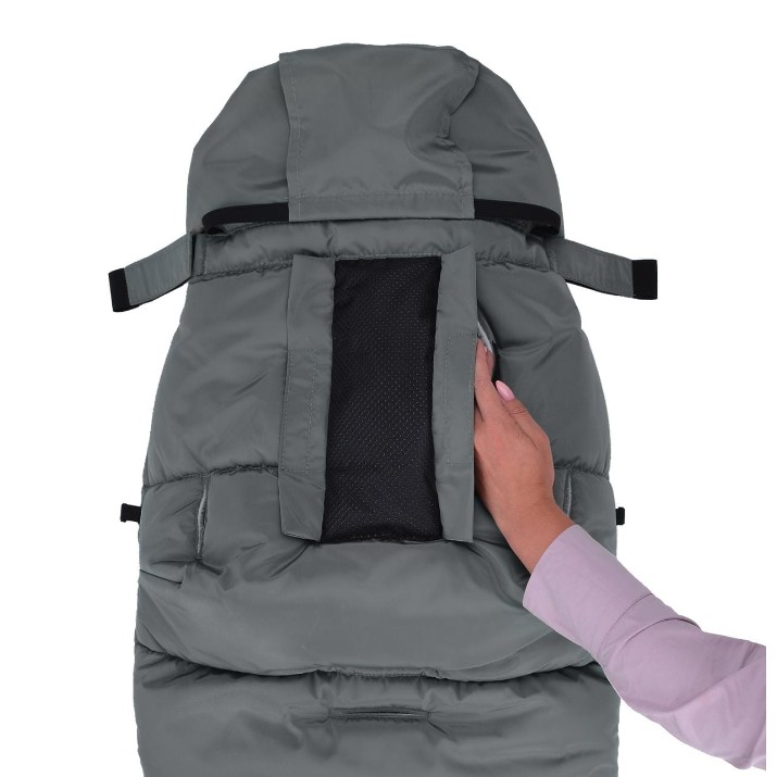 Husa de iarnă pentru copii Cottonmoose North Graphite 0-36month