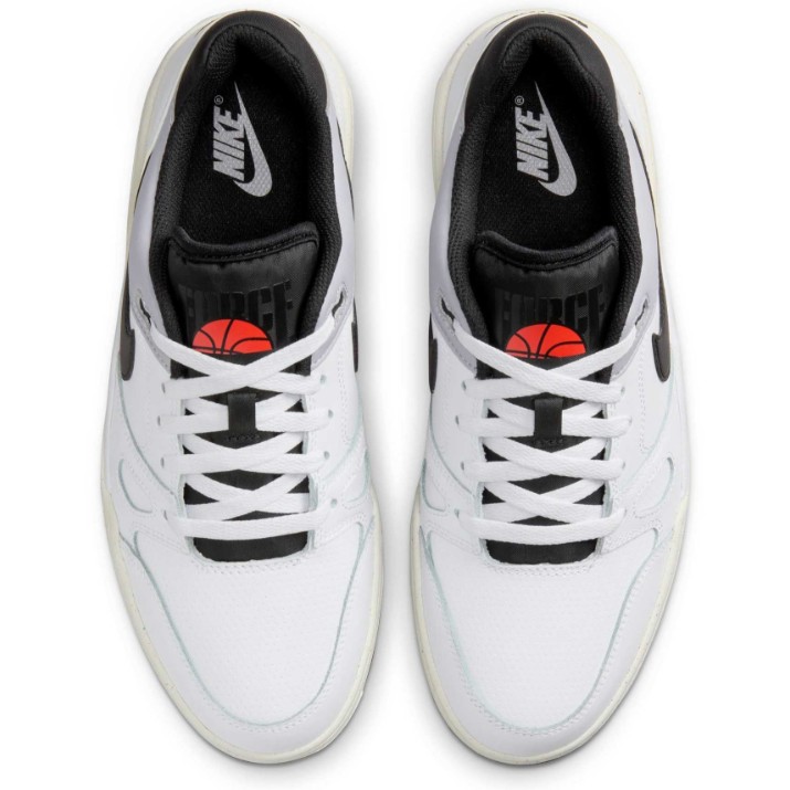 Ghete pentru bărbați Nike Full Force Low White/Pewter/Sail/Black, s.40.5