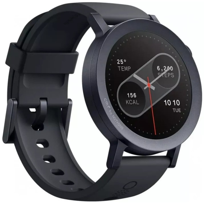Smartwatch Nothing CMF Watch Pro 2 Dark Grey Liquid Silicon Strap with Dark Grey Flat Bezel